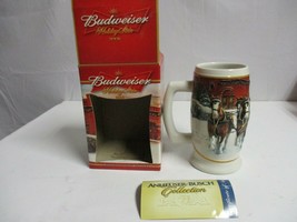 2006 Christmas Budweiser Beer Holiday Stein Sunset at the Stables - $24.74