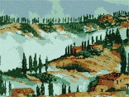 Pepita Needlepoint kit: Tuscany in Watercolor, 12&quot; x 9&quot; - £67.22 GBP+