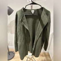 J. Crew Women&#39;s Collarless Sweater Jacket – Size Small - $37.40
