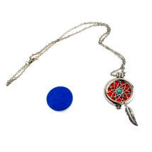 Mindful Souls Dream Catcher Essential Oil Diffuser Necklace NWT - £13.39 GBP