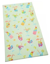 Martha Stewart Collection Mixed Drinks 38 X 68in Beach Towel T4103739 - £21.15 GBP