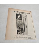 Sheaffer Good Ballpoint &amp; a Half for a Buck Smiling Couple Vintage Print... - £7.65 GBP