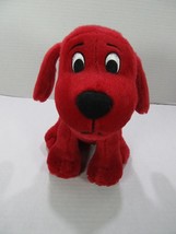 Aurora Clifford The Big Red Dog Sitting 8&quot; Plush Figure Cartoon - £10.97 GBP