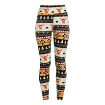 No Boundaries Juniors Christmas Velour Leggings, Multicolor Size M(7-9) - £11.86 GBP