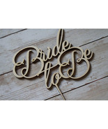 Bride to Be Custom Personalised Wedding Cake Topper Wooden Handmade Ireland - $274.64 MXN