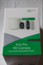 Arlo Pro HD Wire-Free Camera Plus Audio Doorbell &amp; Chime - £224.11 GBP