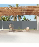  Side Awning Charcoal Polyester fabric with PU coating - $4,390.25 MXN