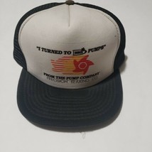 Vintage Durco Pumps Trucker Hat Snapback Cap Foam Mesh Screen Printed - $19.79