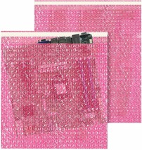 10 Anti-Static Bubble Out Bags 15 x 17.5 Resealable Static Shielding Bag - £22.17 GBP