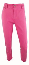Immaculate Ralph Lauren Ladies solid pink denim 5 pocket jeans ankle length 4 - £38.01 GBP