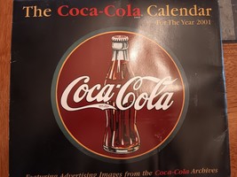 Vintage 2001 COCA-COLA Calendar Featuring Ad Images From Coca Cola Archives - £18.86 GBP