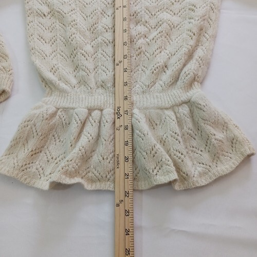 Cassidy Long Sleeve Pullover Women's Cream Sweater Top Size Medium (M) Item image 14
