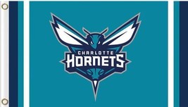 Charlotte Hornets Basketball Custom US Flag 3X5Ft Polyester Banner USA D... - £12.50 GBP