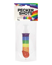 Pecker Shot Syringe - Rainbow - $13.55