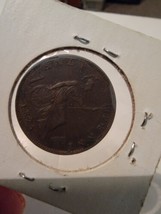 British Half Penny - 1875 - Victoria Young Head Antique 1800s  - $220.50