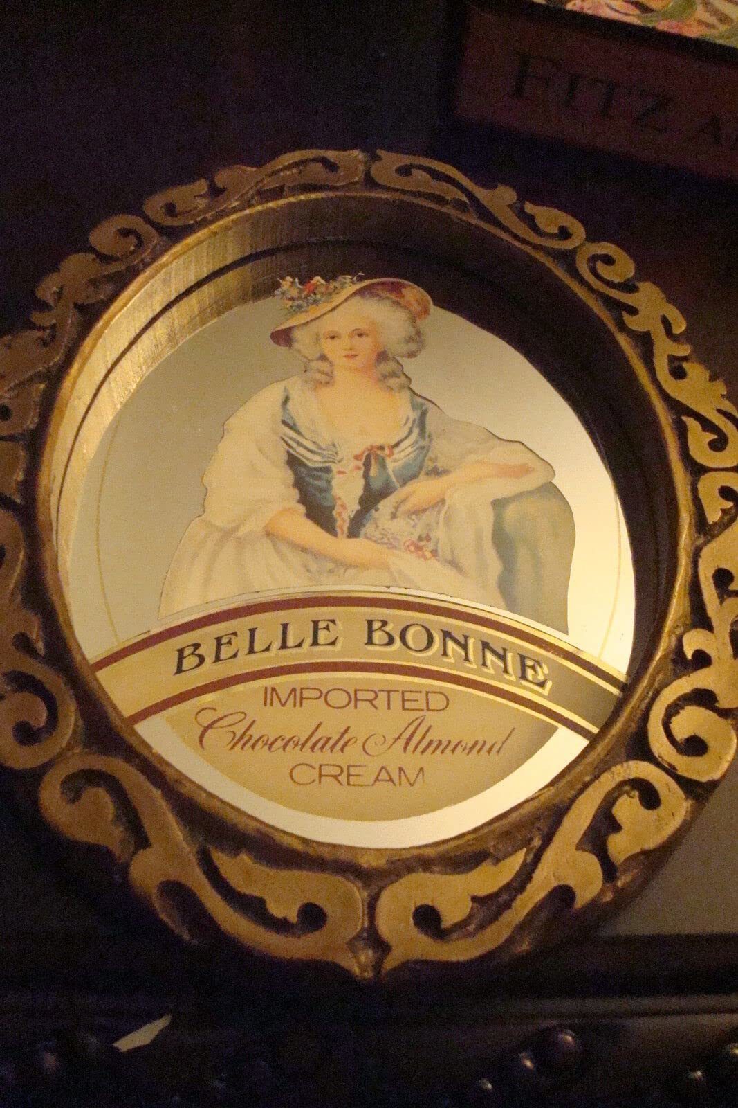 Belle Compatible with Bonne Advertising Chocolate Almond Cream Liquor Ov... - $25.47
