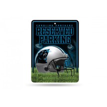 11&quot; carolina panthers nfl football team helmet logo reserved parking street sign - £23.50 GBP