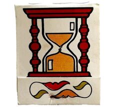 Hourglass Time Quote 1978 Vintage Matchbook Inspirational Unused E34m1 - $29.99