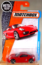 2016 Matchbox 23/125 MBX Adventure City ‘14 PORSCHE CAYMAN Red w/Drk Chrome 5 Sp - £13.37 GBP