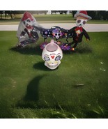 Halloween - 4 Pc Lot  Day of the Dead 1 Hanging Decor 2 Dolls &amp;1 Coffee Mug - $260.16 MXN