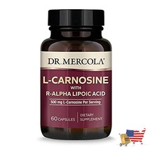 Dr Mercola L-Carnosine with R-ALA Dietary Supplement, 500 mg L-Carnosine per Ser - £61.72 GBP