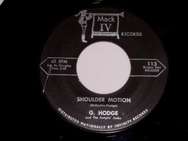 G Hodge Jumpin Jacks Shoulder Motion Verler 45 Rpm Record Vinyl Mack IV ... - £156.44 GBP
