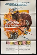 Breakout Original One Sheet Movie Poster Charles Bronson - £26.54 GBP