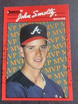 1990 Donruss Baseball #BC-12 John Smoltz Error Tom Glavine Atlanta Braves Nm - £5.94 GBP