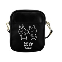 Girls&#39; Baka Slap Bunny Rabbit Lovers Anime Sling Bag - £14.38 GBP