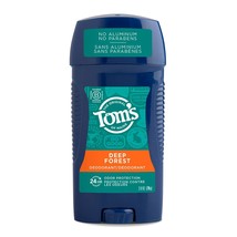 Tom&#39;s of Maine Long-Lasting Aluminum-Free Natural Deodorant for Men, Deep Forest - £18.37 GBP