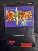 The Lord of the Rings Volume 1 (Super Nintendo SNES) / Manual ONLY LOOKS... - £11.03 GBP