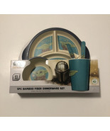 Disney Star Wars - 5PC Bamboo Fiber Dinnerware Set - Eco Friendly - Baby... - $32.05 CAD