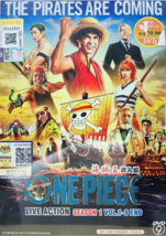 Dvd One Piece - Live Action Season 1 (Vol. 1-8 End) English Dubbed All Region - £23.35 GBP