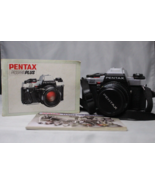 Pentax Program Plus 35mm Film Camera Silver New Batteries Manual Included - $66.44