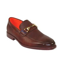 Men's TAYNO Shoes The Caprio L TAYNO leather Bit Loafer Coffee perforated image 4