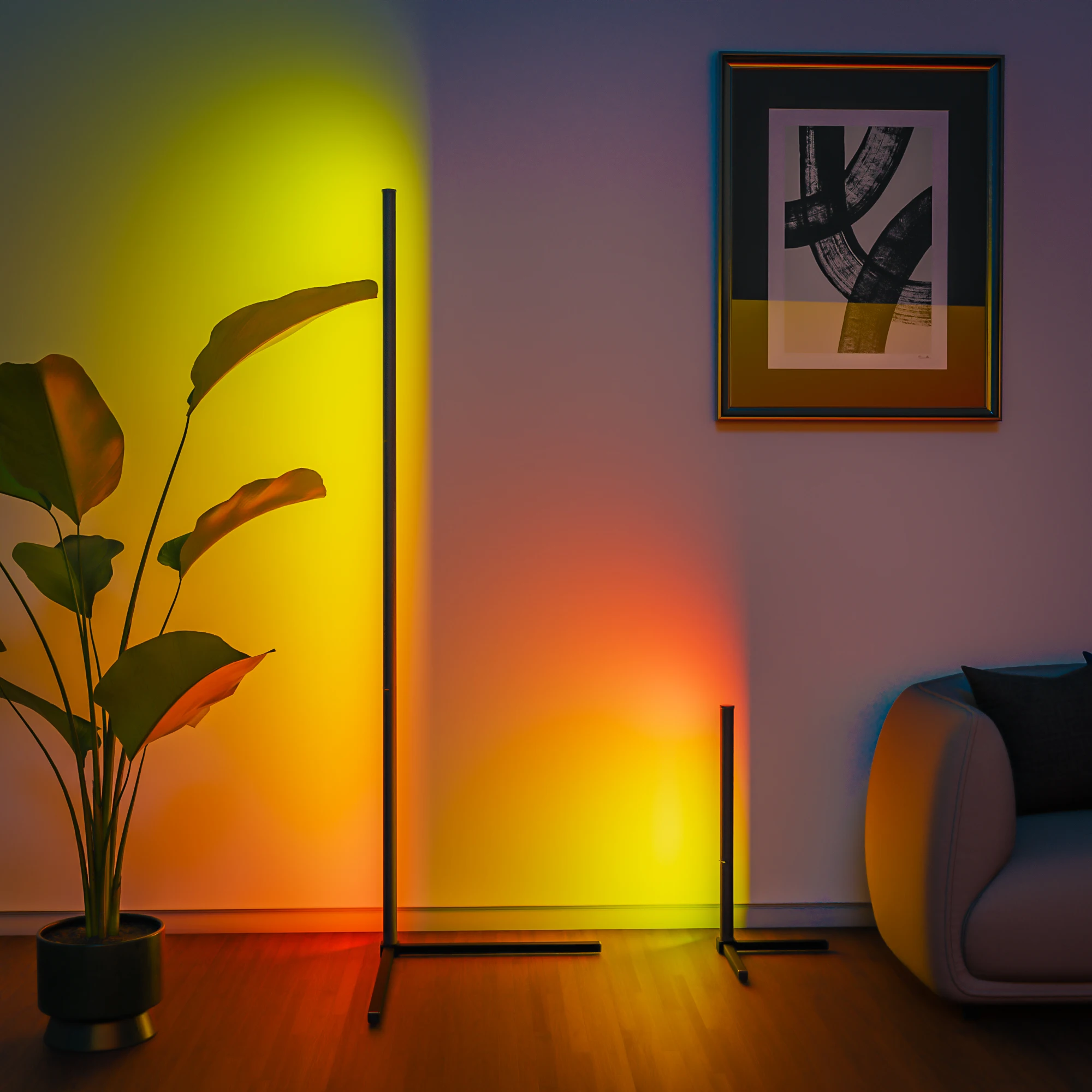 Smart RGB Dream Color Floor Lamp with Music Sync Modern 16 Million Color - £19.42 GBP+