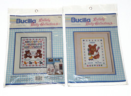 Bucilla Cross Stitch Kit Lot ABC/123 Bunny Alphabet Bears Sampler New Sealed - $14.73