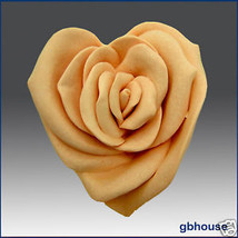 Rose Heart  (2 parts - assembled) - 3D silicone Soap/polymer/clay/candle mold - £29.90 GBP