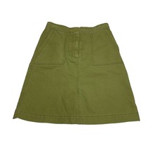 J CREW Olive Green Denim Skirt Women’s Size 0 - £28.14 GBP