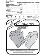 Polar Paws #508 For Adults &amp; Children Gloves Mittens Sewing (Pattern Onl... - £7.04 GBP