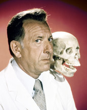 Quincy M.E. Jack Klugman With Skull 16x20 Canvas Giclee - $69.99