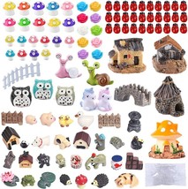 104 PCS Miniature Fairy Garden Accessories Including Fairy Garden Animals Mini G - £25.71 GBP