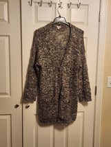 Pure Jill J. Jill Wool Alpaca Blend Cardigan Knit Sweater Brown - $24.74