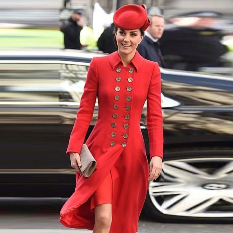 Kate Middleton Plus  Size High  Quality  New Fashion Elegant Formal Office Lady  - £84.15 GBP