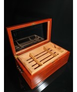 Glass Top Humidor Measures 18&quot; L  x 10&quot; W x 6.5&quot; H NIB - €406,01 EUR