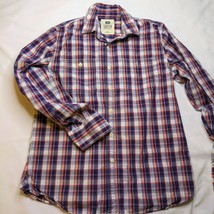 Men&#39;s Shirts Levi&#39;s Long Sleeve Button Up Shirt Red Medium - £11.45 GBP