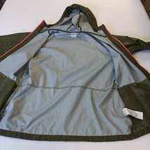 Columbia XL3144 Women's Green Windbreaker Zip Up Hooded Nylon Jacket Size Large image 11