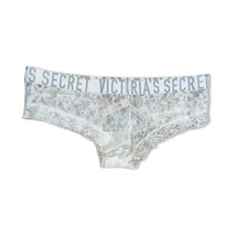 Victoria&#39;s Secret Cheeky Panty Bikini Lace XL White Logo Waistband  - $22.95