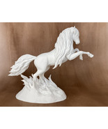 Horse Figurine Home Decor in Classic Style Handmade Sculpture Custom Size Color - £183.81 GBP