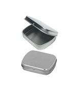Cafe Cubano Small Empty Hinged Tin Box Containers With Solid Hinged Top.... - $31.99